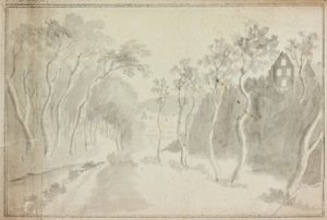 Camino Rural con Pueblo de William Beilby